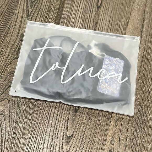 NWT Toluca Amina Bikini Top Waist Wrap Triangle Onyx Size M/L - Picture 6 of 7